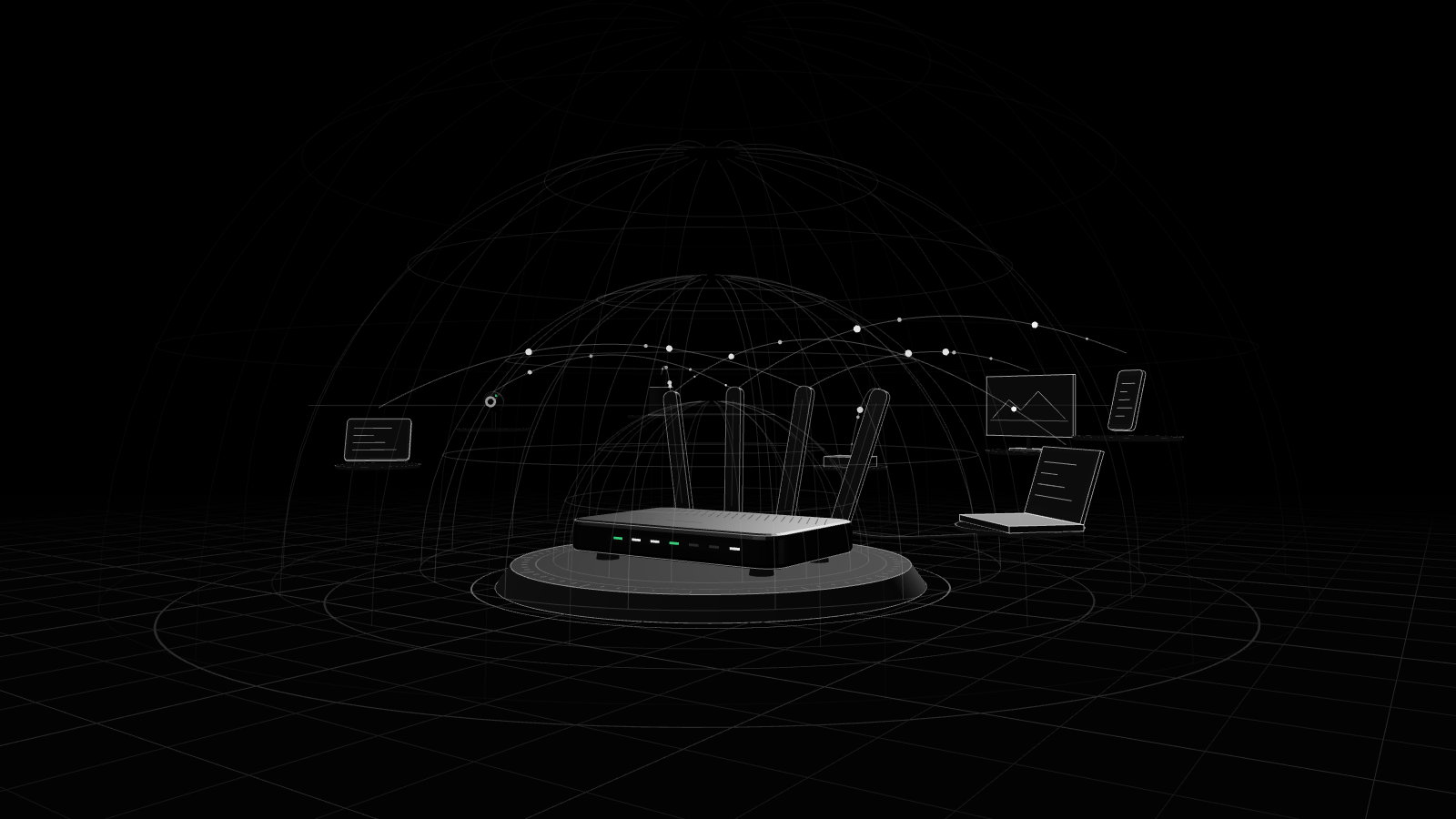 Black-and-white 3D render illustrating: MikroTik routers: two SSH flaws give full control with no password