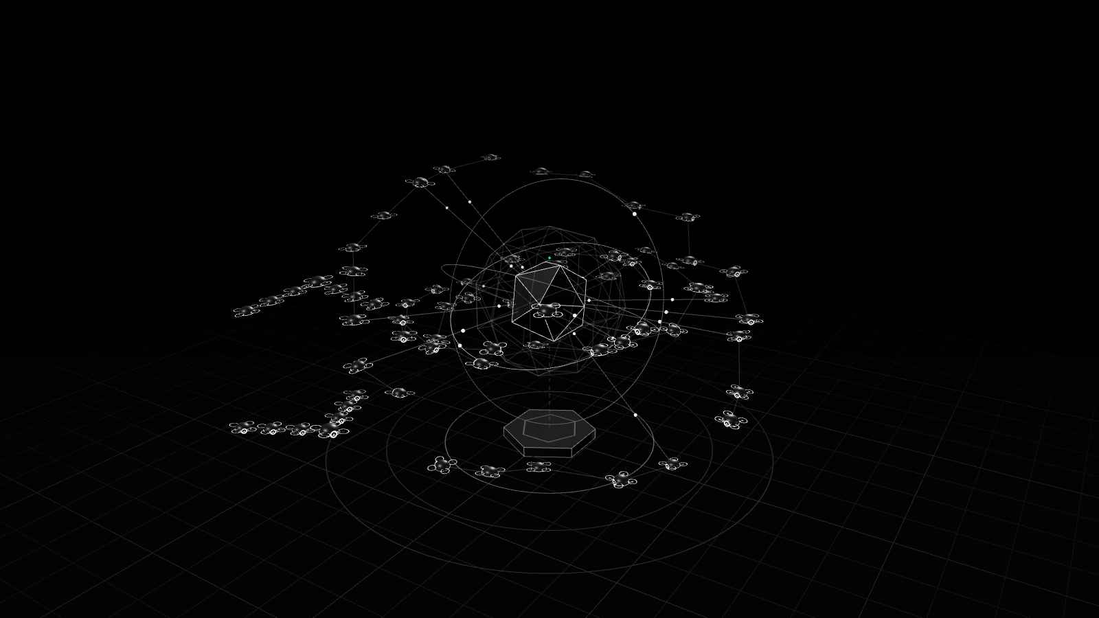 Render 3D em preto e branco que ilustra: Atualização: o Senado da Austrália pede que Altman e Amodei compareçam em 1º de outubro