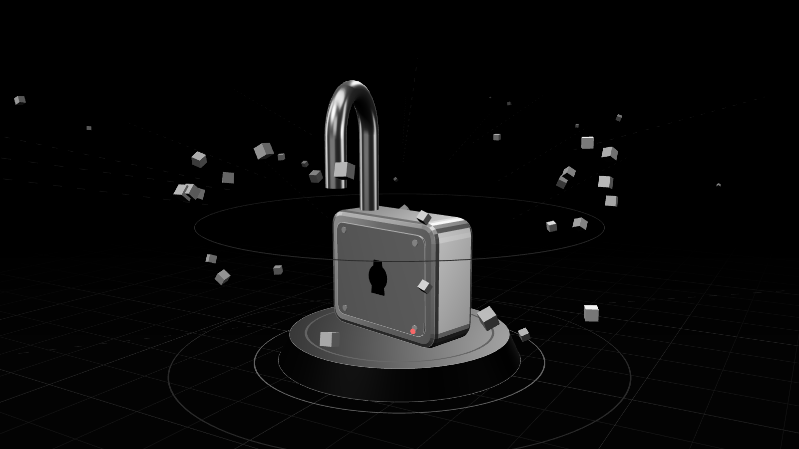 Render 3D em preto e branco que ilustra: Fortinet confirma que uma falha crítica do FortiMail já é explorada, e o patch ainda não saiu
